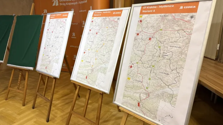 Prezentacja wariantów S7 Kraków-Myślenice