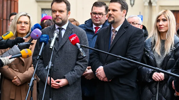 Konferencja PiS ws. referendum dotyczącego odwołania prezydenta miasta