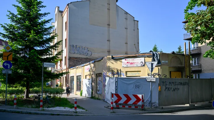 Wyburzona kamienica przy ul. Barskiej