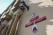 Widok na front Urzędu Miasta Krakowa