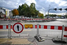 Skrzyżowanie ulicy Nowohuckiej i Centralnej