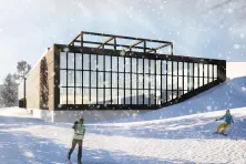 Wizualizacja centrum sportów zimowych