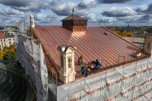 Remont dachu teatru Słowackiego