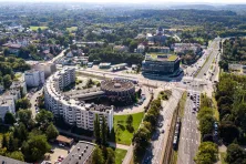 Widok na ul. Kapelanka i Zielińskiego