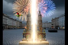 Szopka wygenerowana przez AI