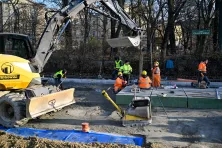 Remont torowiska i skrzyżowania na ul. Straszewskiego i Piłsudskiego