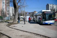 Wiata przystankowa na rondzie Młyńskim