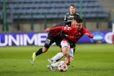 Maciej Kuziemka w meczu z GKS-em Tychy