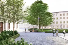 Wizualizacje - plac przed magistratem