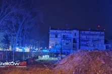 Budynek, w którym doszło do zawalenia dachu