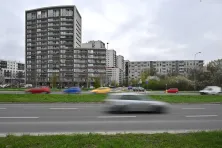 ul. Stella-Sawickiego na wysokości osiedla Avia