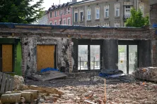 Wyburzona kamienica przy ul. Barskiej