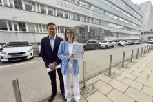 Konferencja prasowa radnych Krakowa dla Mieszkańców: Elizy Dydyńskiej-Czesak oraz Michała Starobrata
