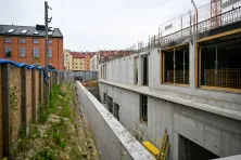 Budowa w sąsiedztwie ul. Ogrodniczej
