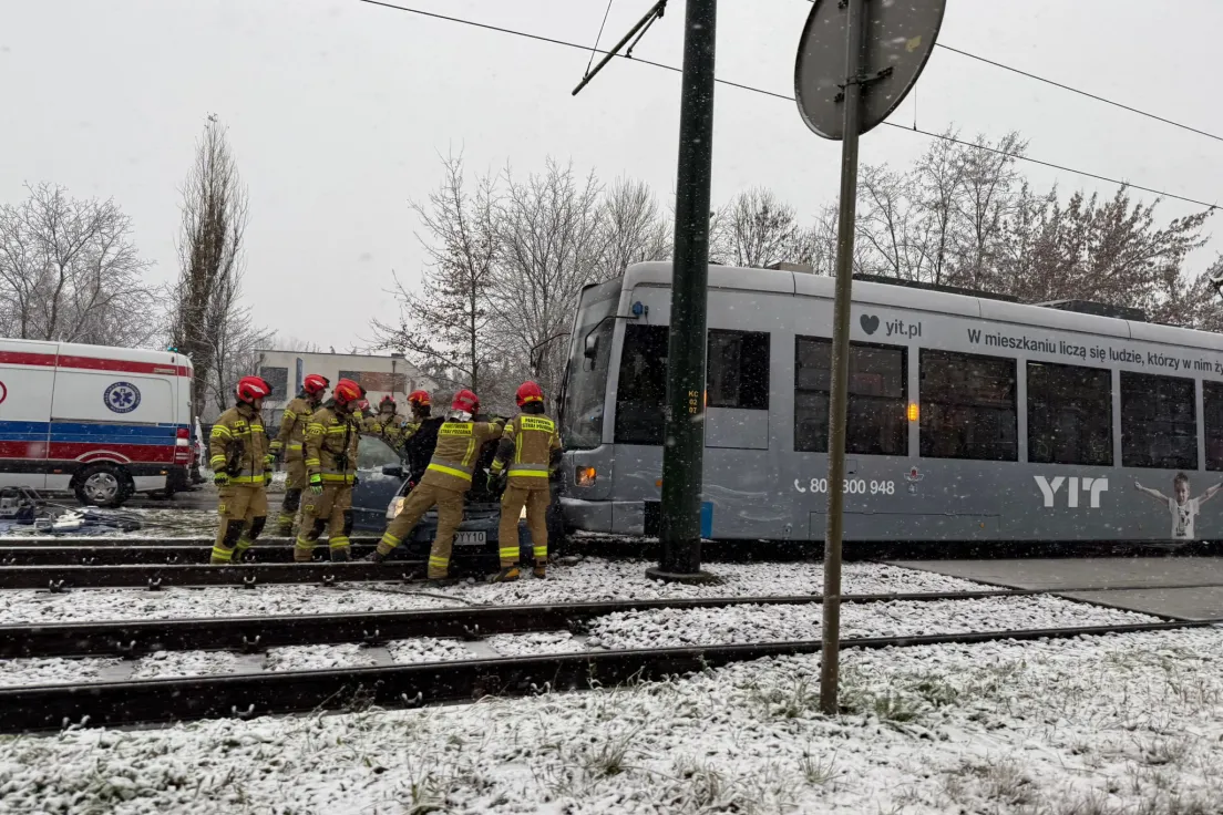 Wypadek na ul. Kocmyrzowskiej