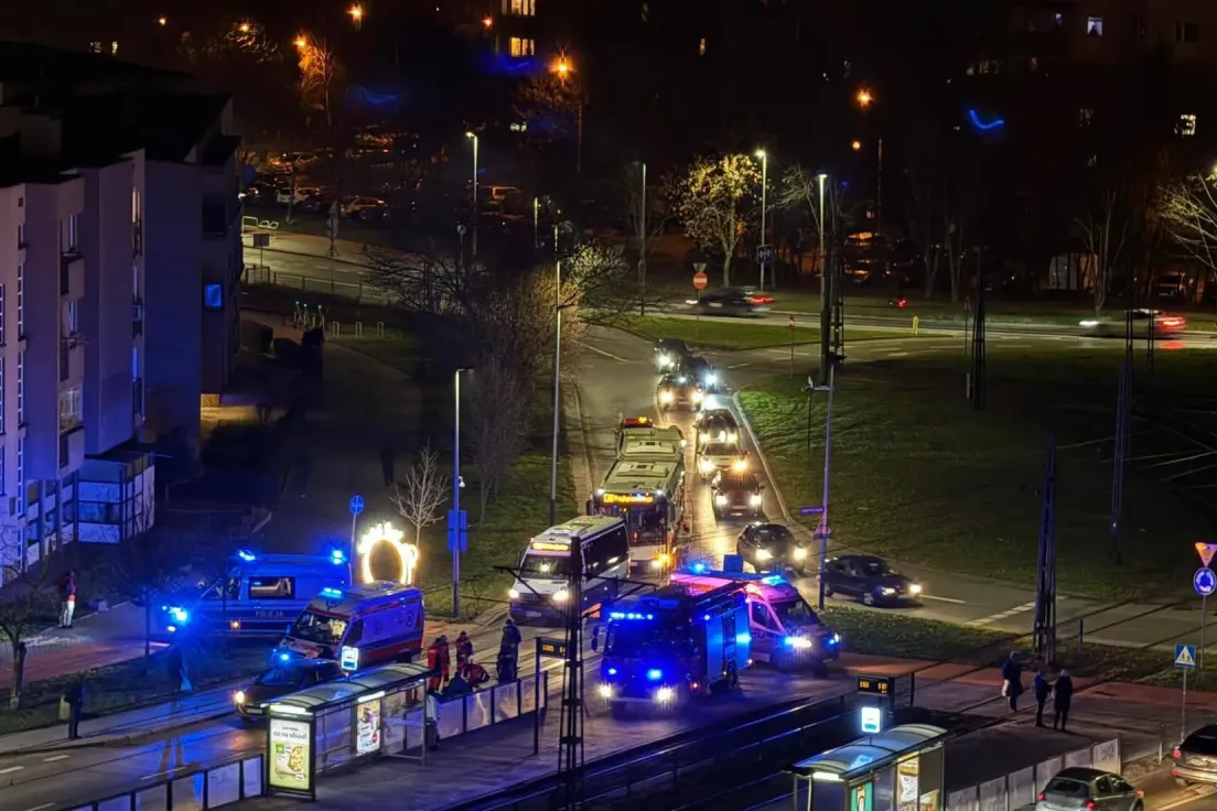 Ozdoba świąteczna na Rondzie Piastowskim
