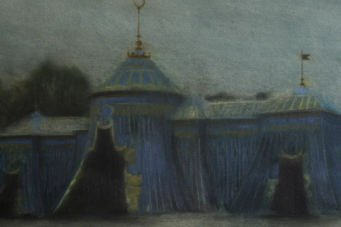 Łukasz Stokłosa, Sztokholm, 2025, oil on canvas, 50x60 cm, courtesy Ł. Sokłosa
