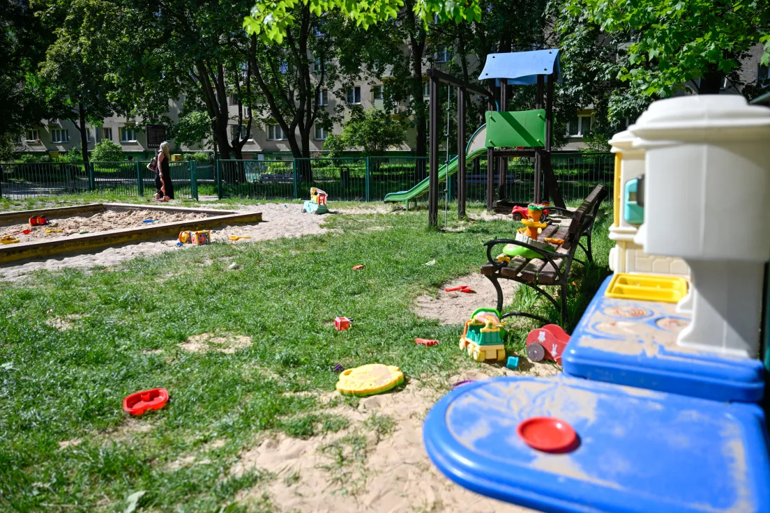 Plac zabaw przy Opolskiej