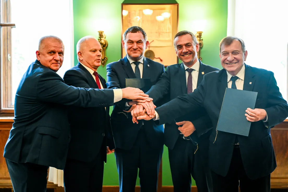 Podpisanie listu intencyjnego UJ, AGH, PK i Newag