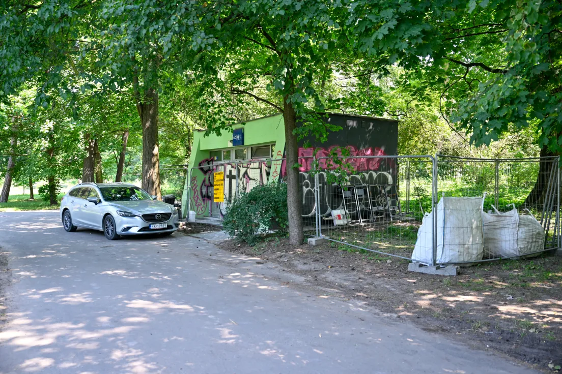 Remont toalet w Parku Jordana