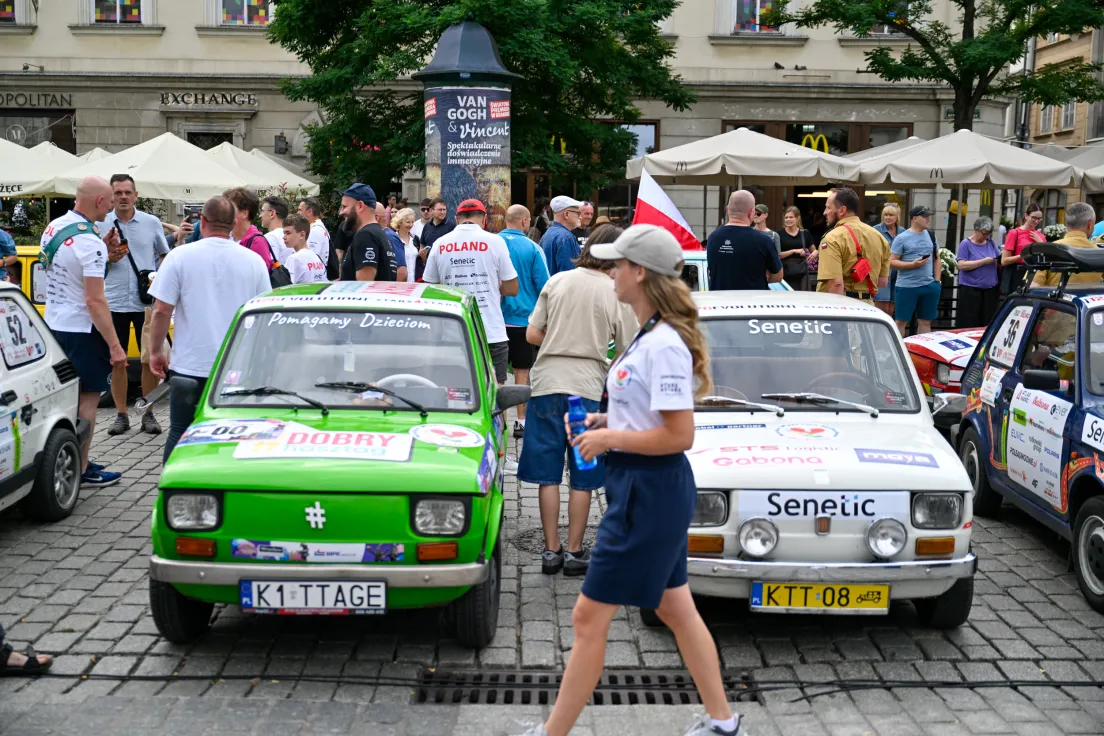 Finał Wielkiej Wyprawy Maluchów na Rynku Głównym